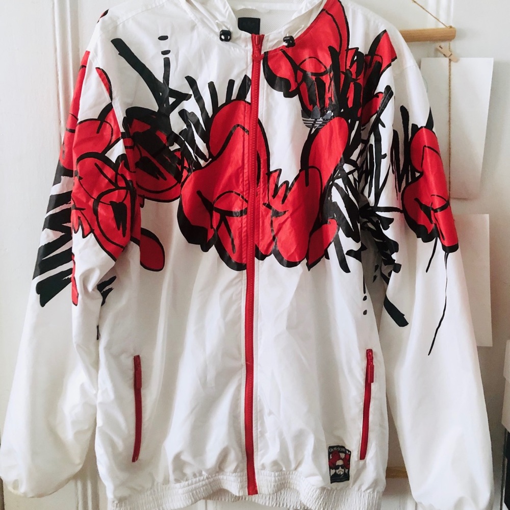 Adidas Graffiti Windbreaker Jacket Limited Edition